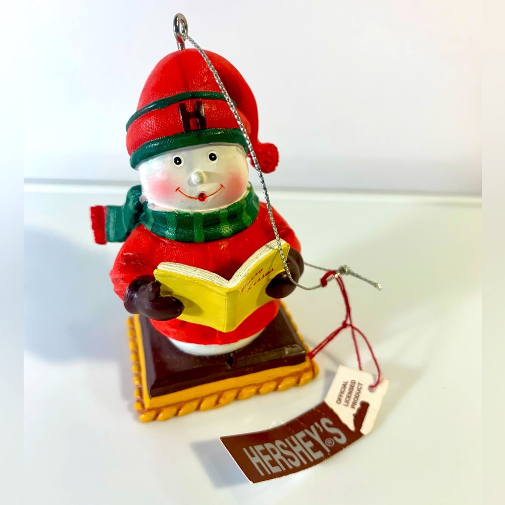 Hershey’s Chocolate Snowman Merry Kisses Christmas Ornament 2006